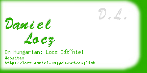 daniel locz business card